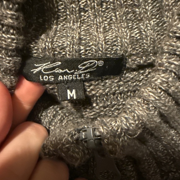 Men's Gray Sweater 100% Cotton - Picture 4 of 5